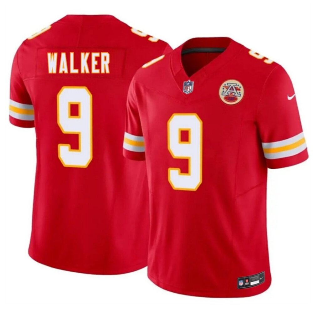 Can Select Mens Youths  Kenneth Walker III Red Vapor Stitched Jersey